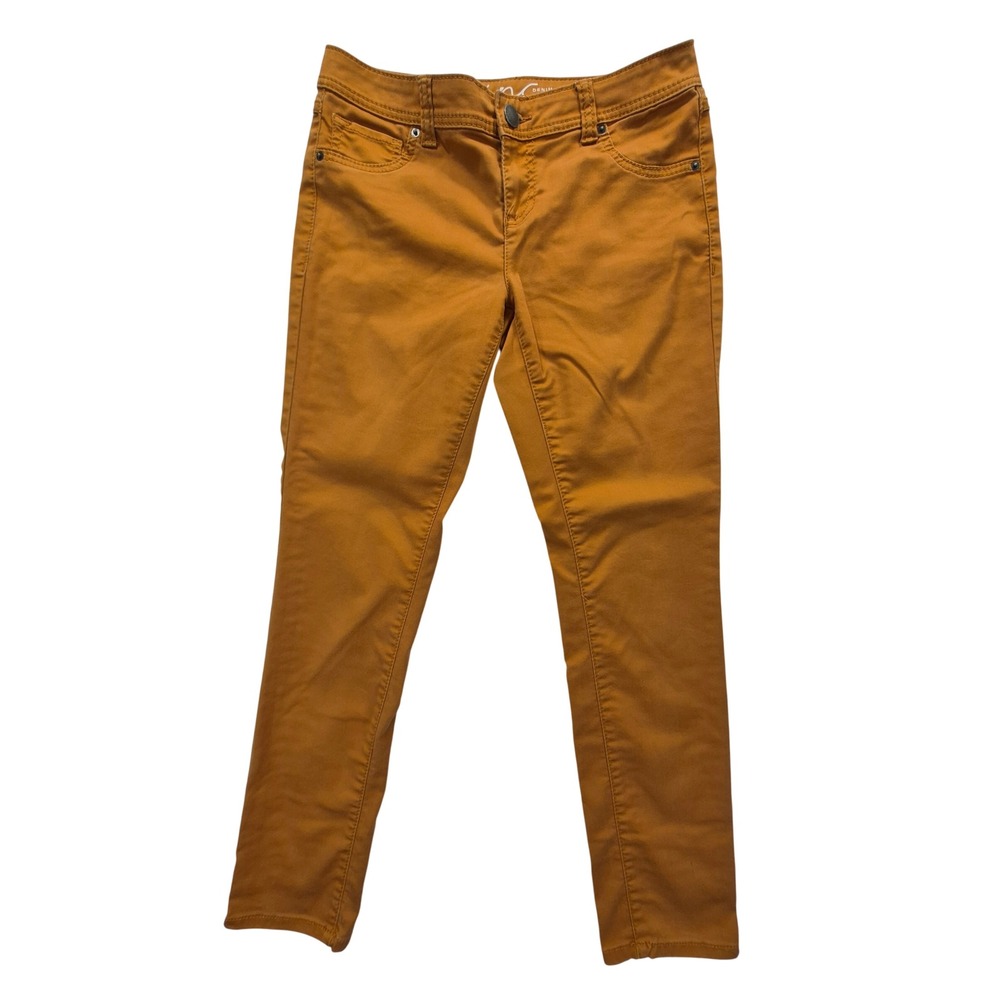 INC International Concepts Womens Slim‎ Denim Pants Burnt Orange Size 6